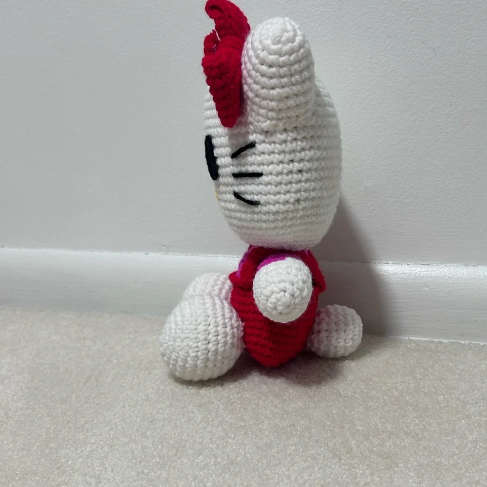 Crochet Hello Kitty Plush - Picture 2 of 4